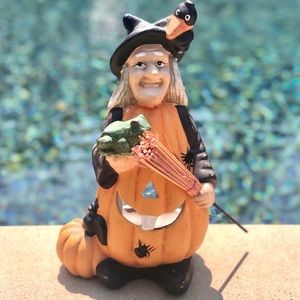 Vintage Witch Votive Holder